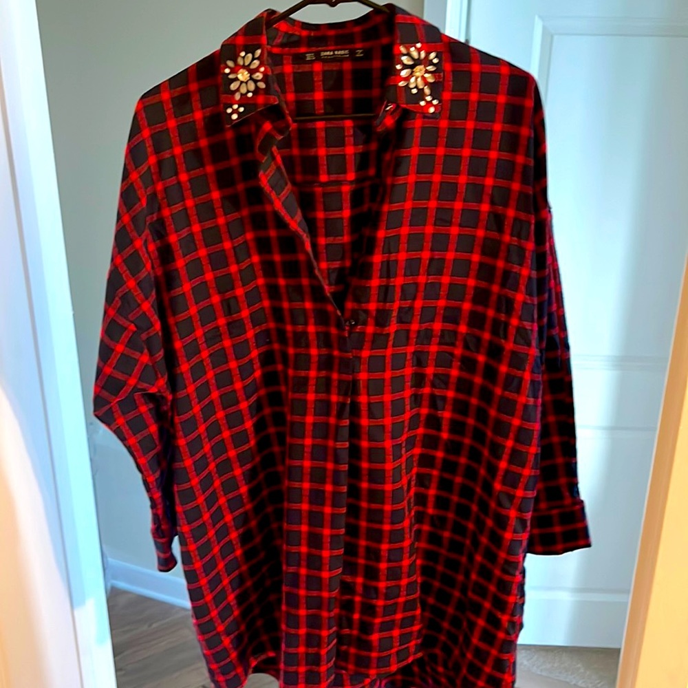 Zara top or you can wear as a dress size Medium